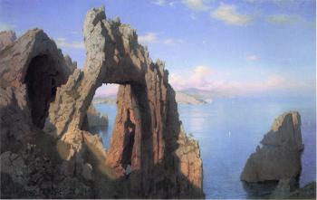 William Stanley Haseltine : Natural Arch at Capri